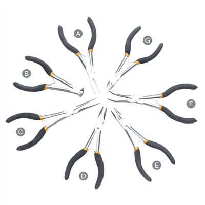 Extra finom tűs fogó