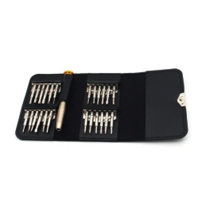 25 db-os csavarhúzó-javító készlet